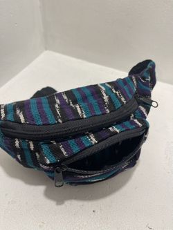 Blue Guatemalan Fanny Pack