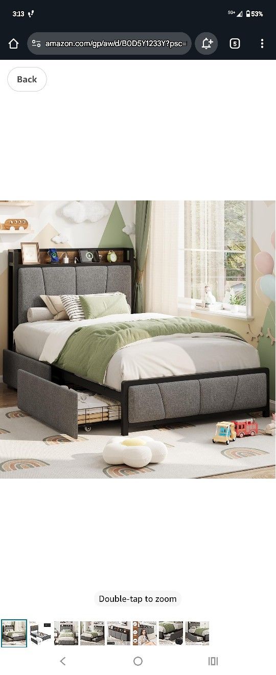 Twin Bed Frame With Storage
