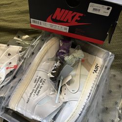 Jordan 1 Retro High Virgil Abloh Archive Alaska 10.5 