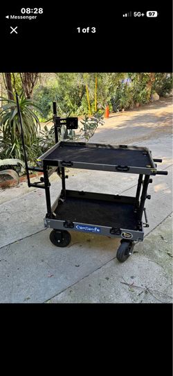 Inovativ voyager 36 collapsible camera cart w/ baby pin mount & monitor mount  l