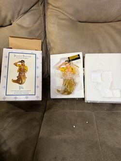 Lot of 11 December Diamonds Mermen Ornaments w/ Original Boxes & Packagi