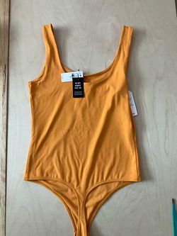 Sleeveless Bodysuit with Tags