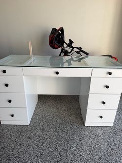 Vanity and mirror