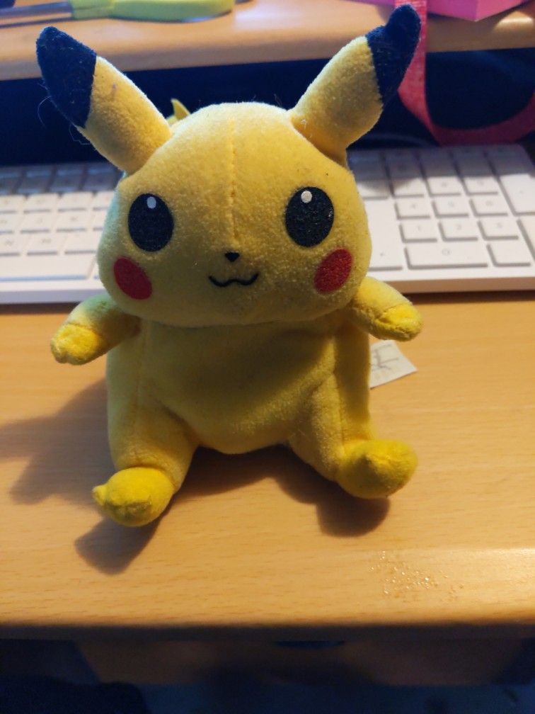 Vintage 5" Pikachu Plush