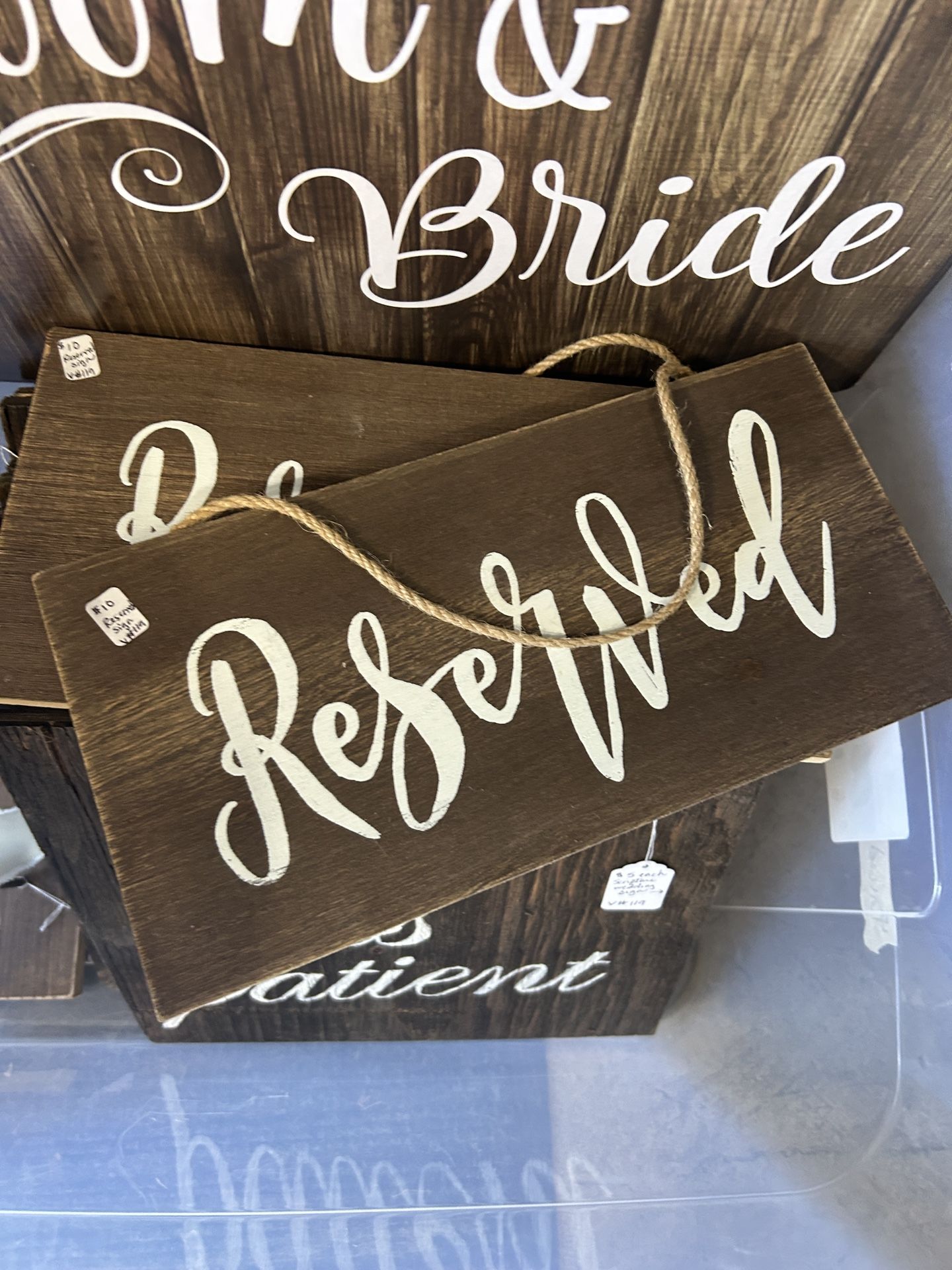 Wedding Signs