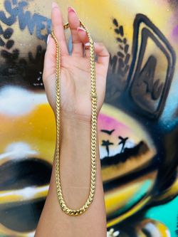 Preloved 14k Solid Cuban Chain