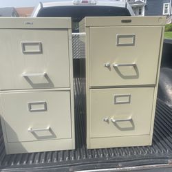 A Pair Of Filing Cabinets 