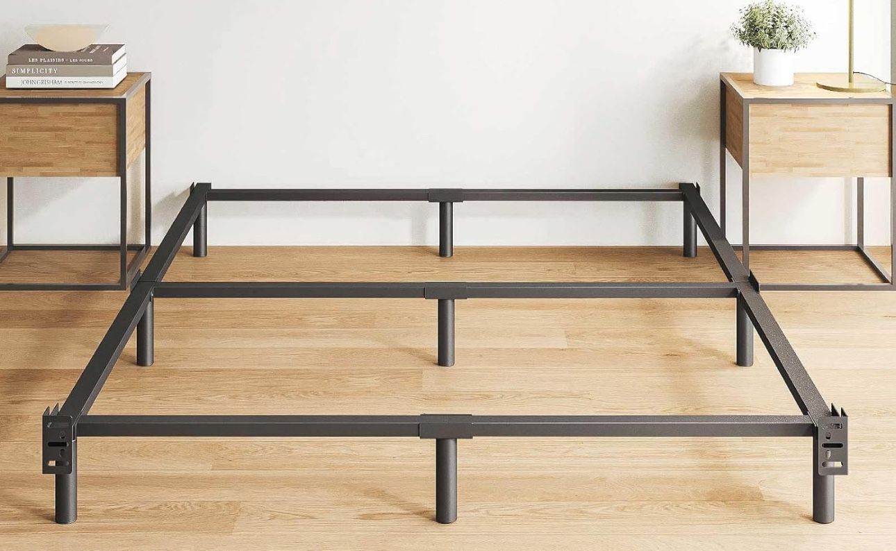 King Size Bed Frame, 7 Inch Metal Basics Bed Frame,Low Profile