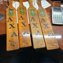 ILLINOIS CHI ZETA PADDLES 4 Total 