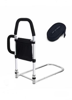 Pletpet Bed Rails for Elderly Adults, Bed Assist Rails for Seniors with 2 Grab Bars