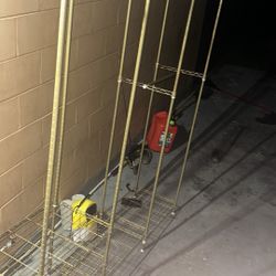 Gold Walk In Portable closet