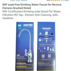Lead Free Faucet  NSF