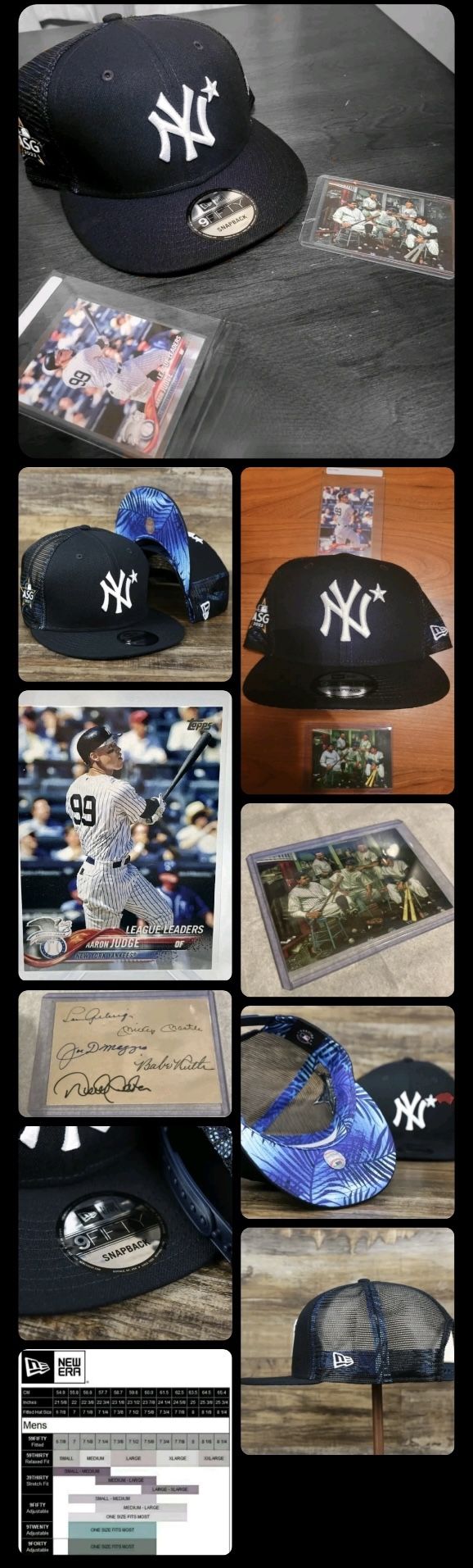 NY Yankees New Era 22MLB All-Star Gm 950 SBack 2 FREE Cards