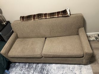 Sofa bed with a full size mattress
