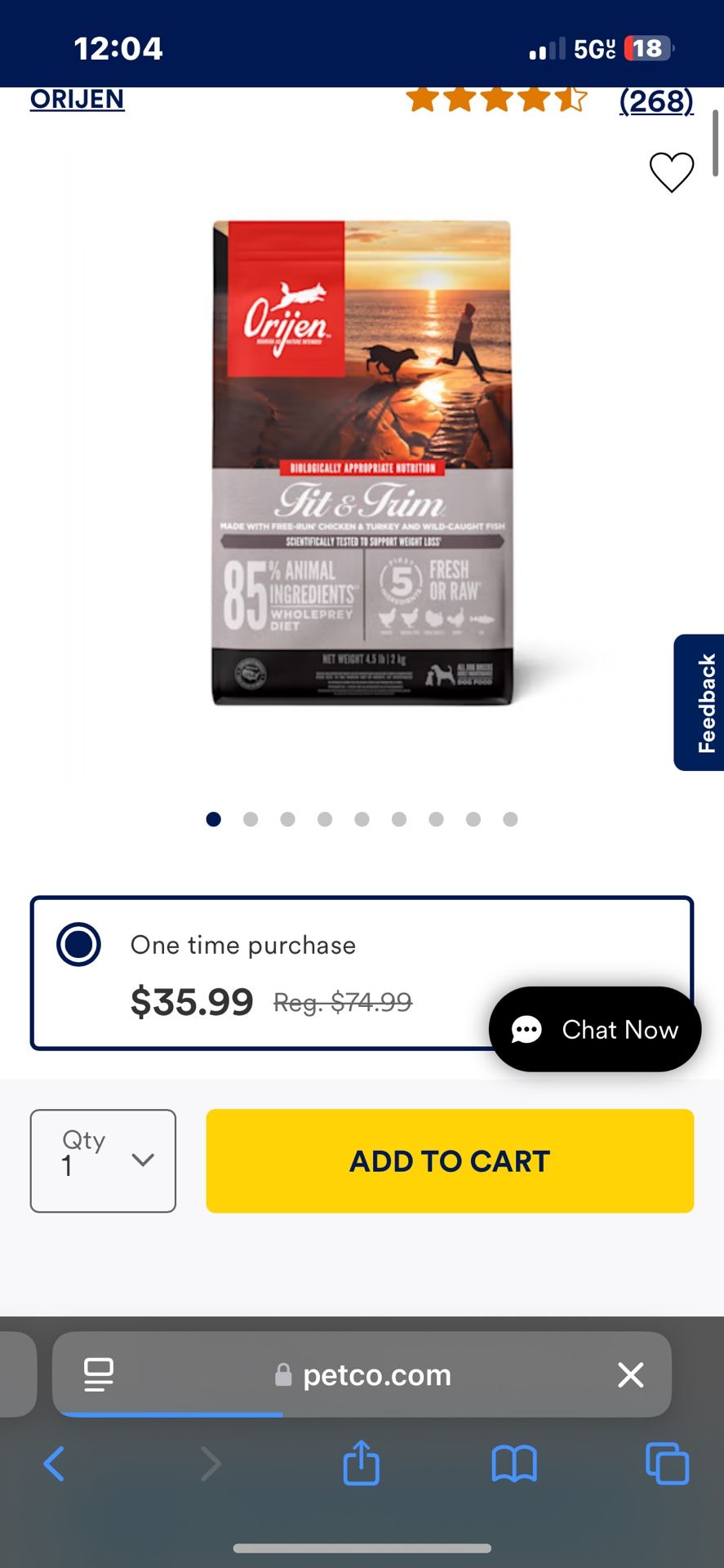 Orijen Dog Food