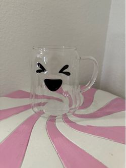 CUTE GHOST GLASS MUG