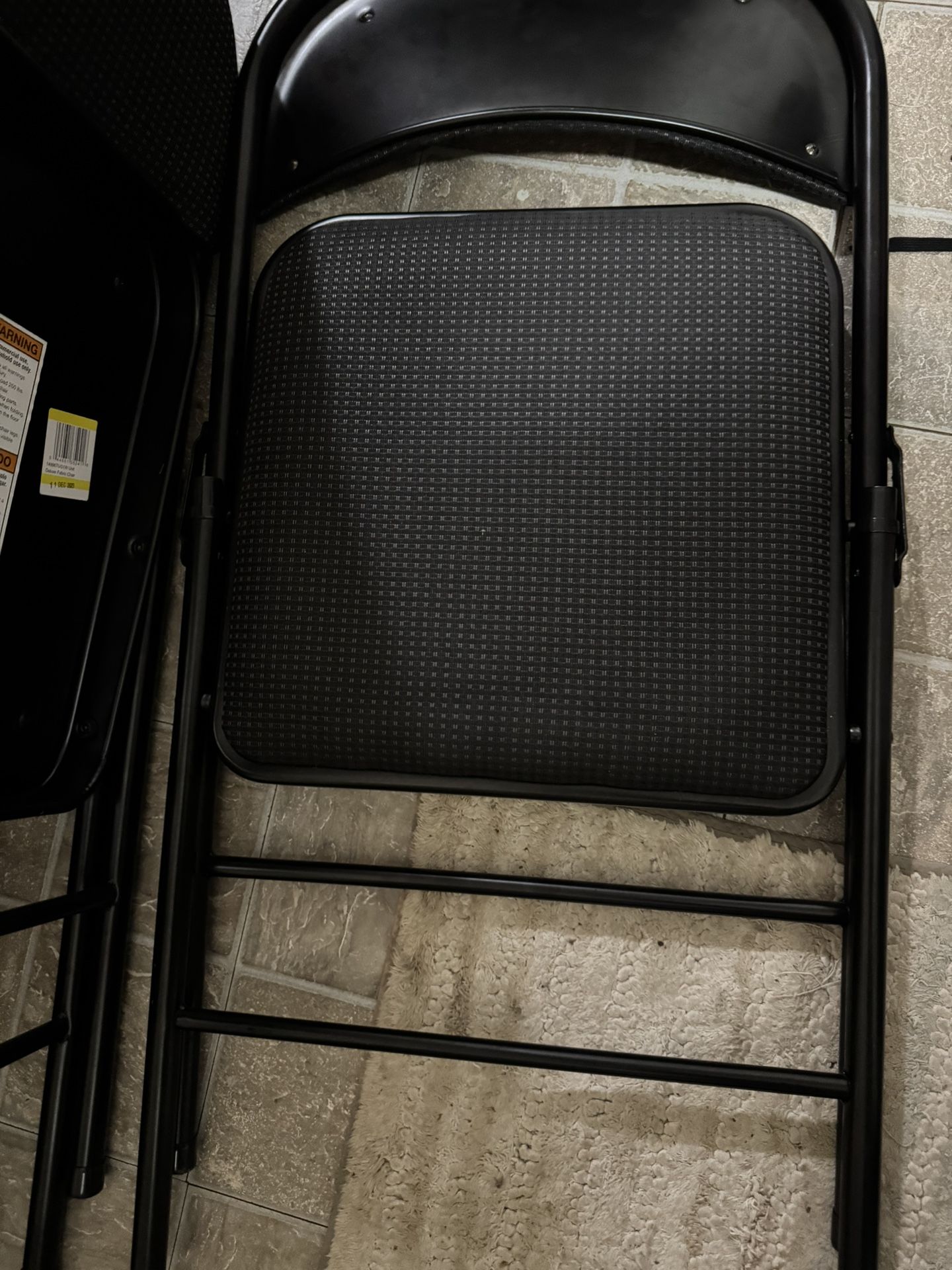 Folding chairs (2) & Bar stools