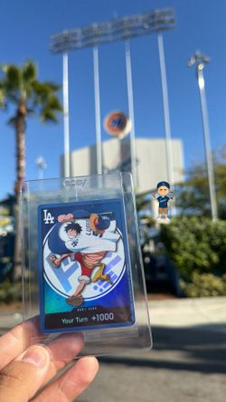 Dodgers One Piece Night Card