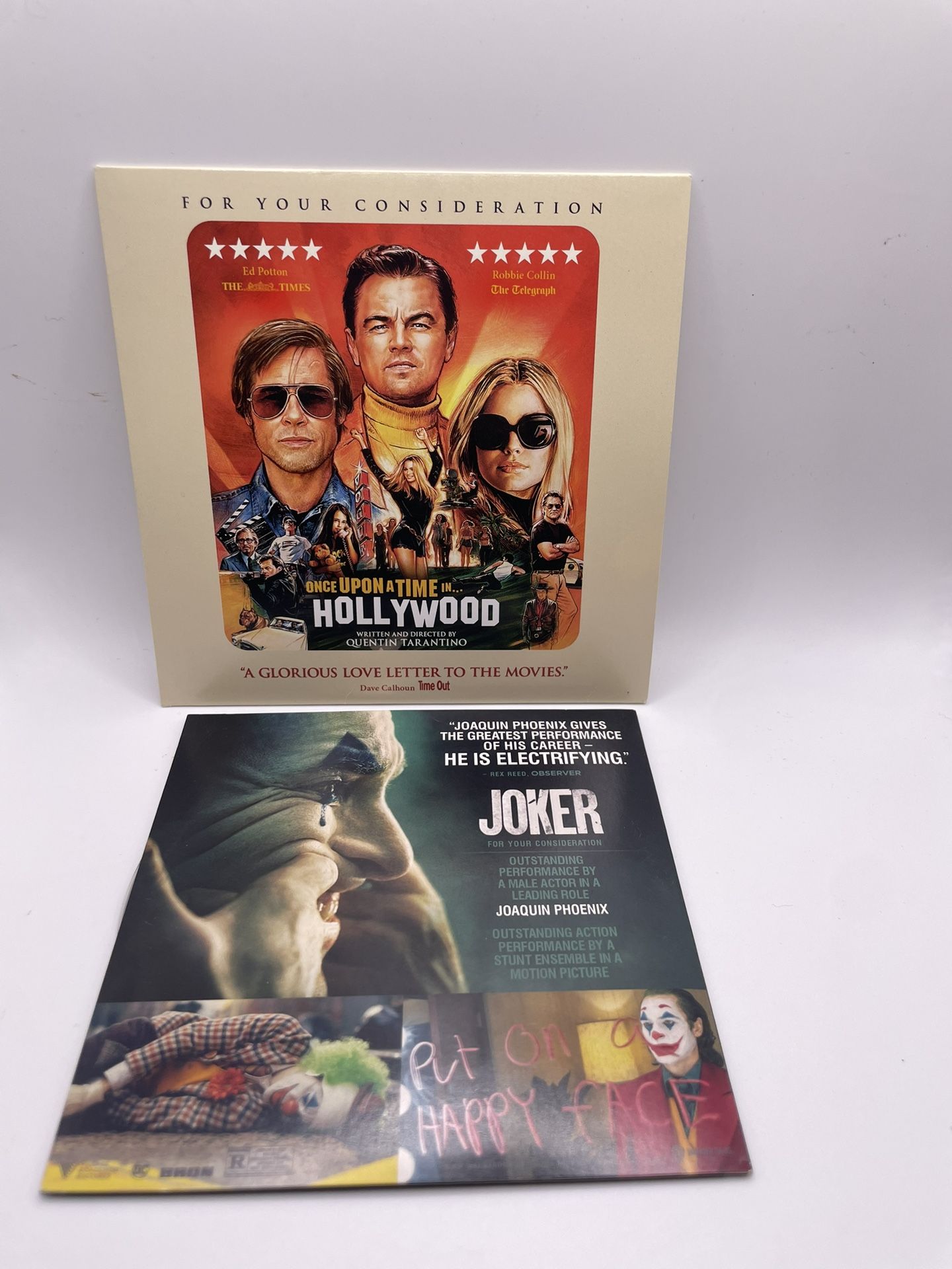 FYC Once Upon a Time in Hollywood And the Joker DVD
