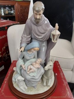 Large samsclub porcelain nativity