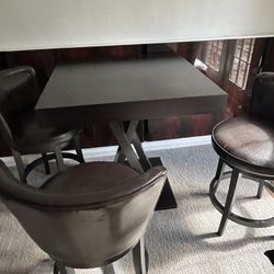 Dining Table With Highchairs