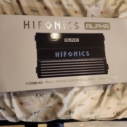 New Hifonics Alpa 1200x4 Is 160 And 800x4 Is 