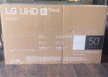 LG UHD AI Thiq 50” 4k Smart T.V