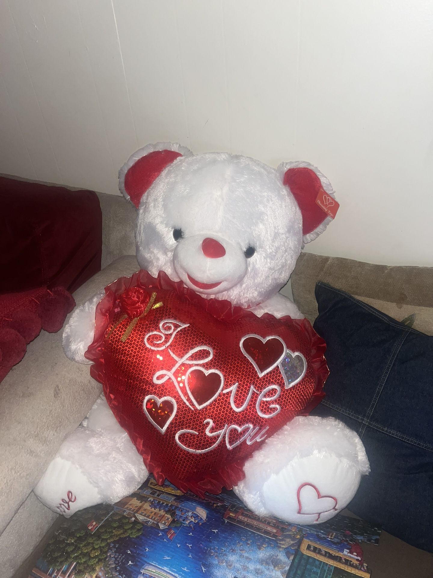 Jumbo valentines bear 