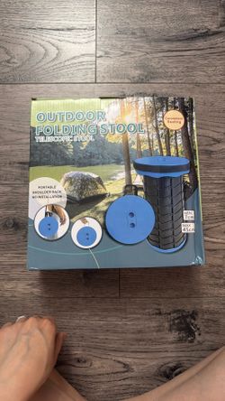 Foldable Telescoping Stool Portable, Retractable Stool 