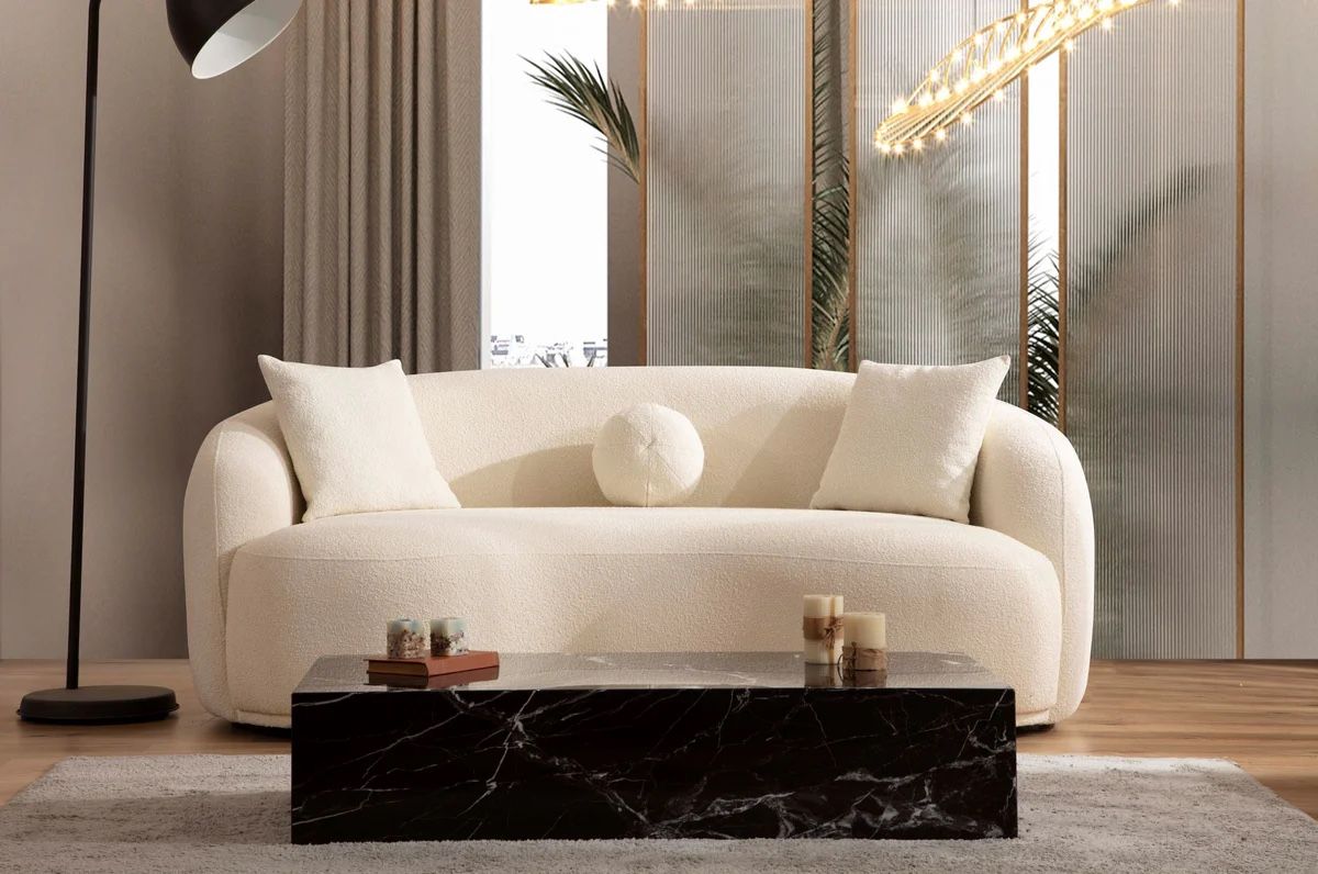 Bonita Ivory Boucle Loveseat 🔥🔥