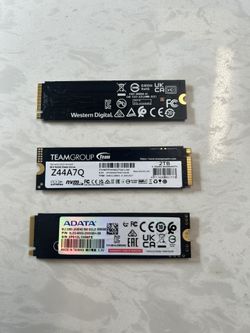 M.2 NVMe SSDs 