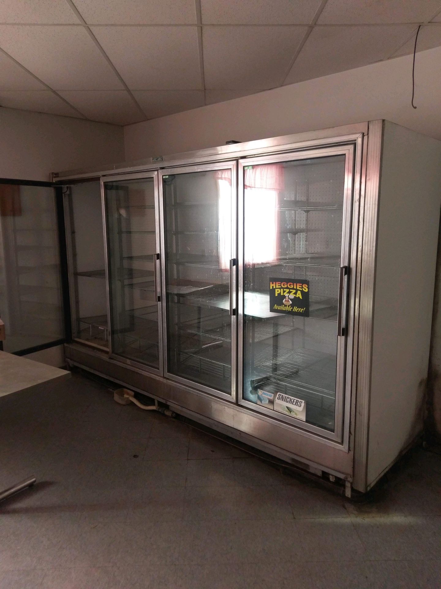 Commercial Freezer W/ Glass Doors