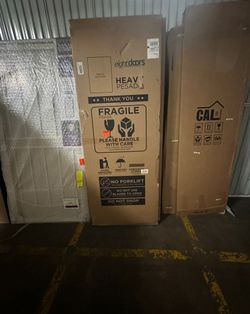 28x80 Solid Core Shaker White Interior Slab Door by EightDoors – Brand New