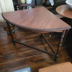 Vintage Oak Corner Table