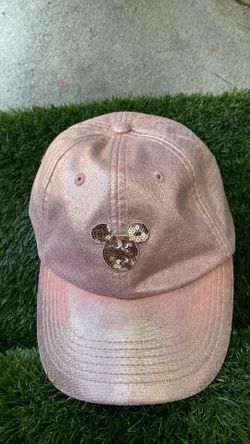 Adults hat Disney gold pink color