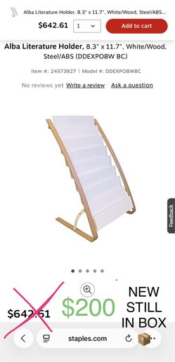 Literature Holder/ Book Shelf