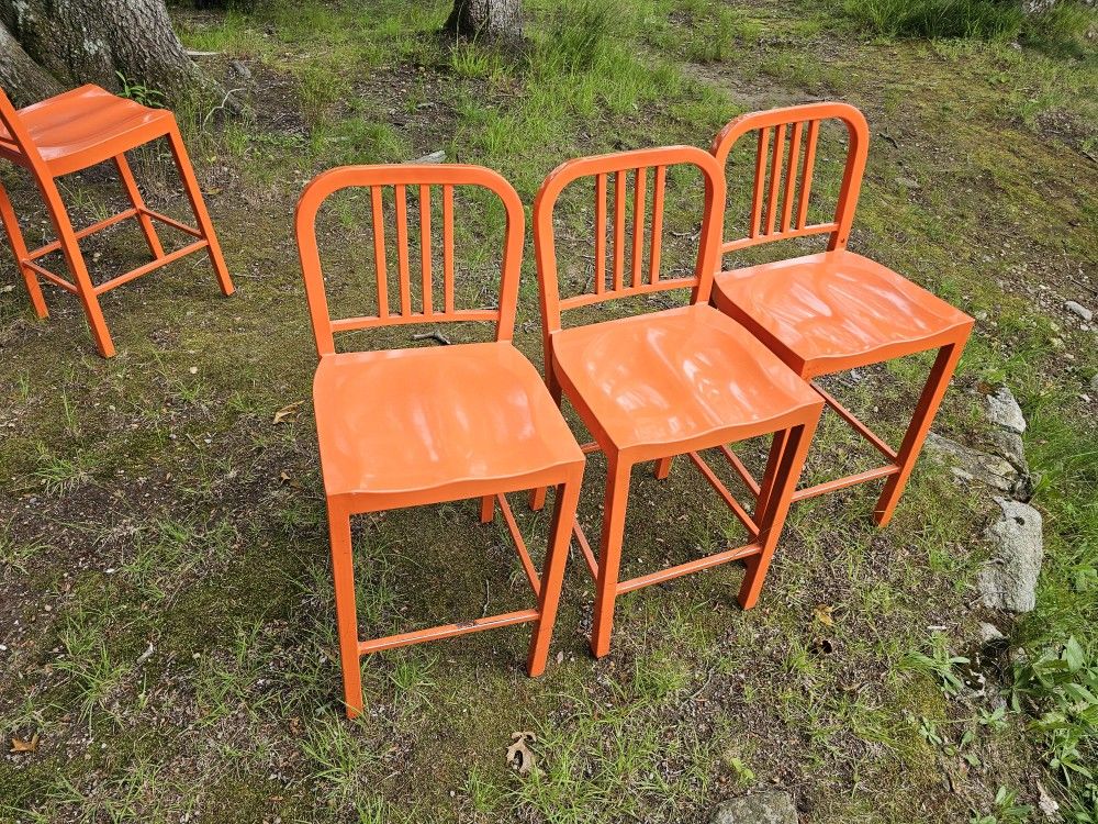 (9) Outdoor Bar Stools 24"