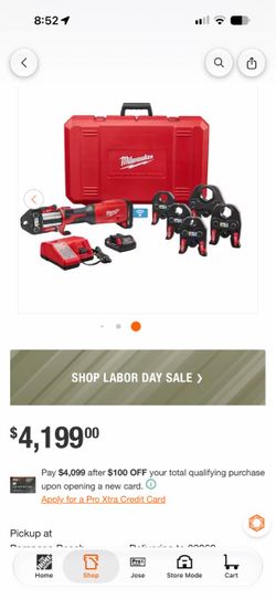 M18 18-Volt Lithium-Ion Brushless Cordless FORCE LOGIC Press Tool Kit w/ CTS Copper 1/2 in. - 2 in. Jaws (6-Jaws Incl)
