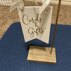 Party Card  Sign  decor