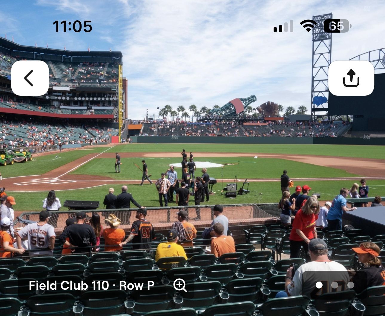 2 Tickets - SF Giants Game For This Sunday, 5/4 (Oracle park)