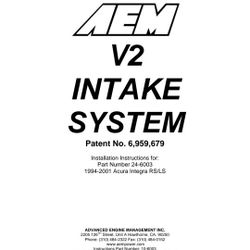 AEM V2 Cold Air Intake