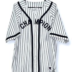 Champion Pinstripe Baseball Jersey
