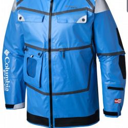 Brand new Columbia pfg force 12 rain jacket Small