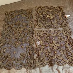 3 Pieces  Beaded Table Cloth In West Covina So Elegant 