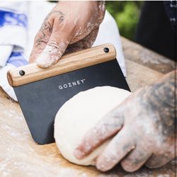 Brand New Gozney Dough Cutter - Natural Wood Handle Pizza Dough Cutter, Bench Scraper and Chopper