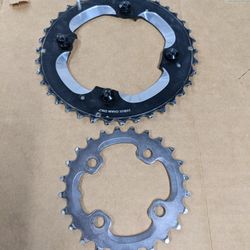 Shimano XT MTB Double Chainrings