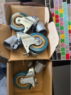 Heavy Duty C Stand Swivel Casters Set
