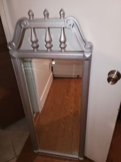 Vintage Metalic Silver Mirror