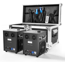 2 Cold Spark Machines with Wheeled Case / Weddings DJ Gear