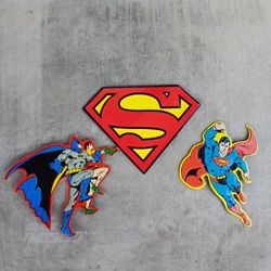Superman Wall Decor (Tin Metal) Price For All 3